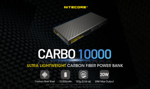 CARBO10000 10,000mAh Carbon Fiber Powerbank