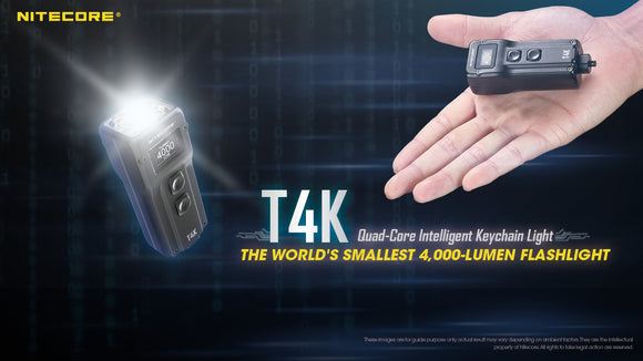 T4K 4000 Lumen Keychain Light